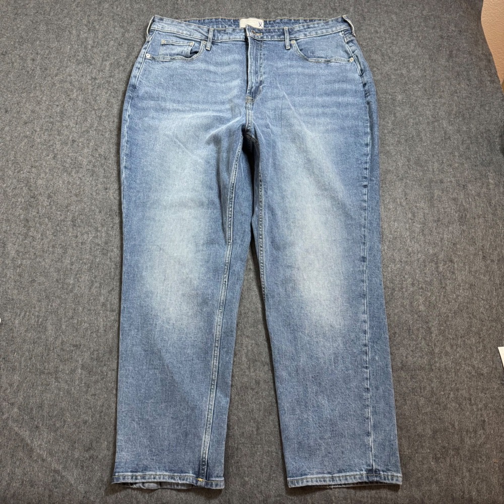 Everlane The Curvy Cheeky Jean Organic Cotton Blue Medium Wash Denim Size 35 Reg
